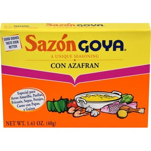 Sazonador Goya Saffron 40g (8 sachets)