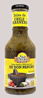 Sauce tomatillo, habanero chili and jalapeno peppers- Don Pancho