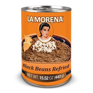 Beans Refried Black La Morena 440g
